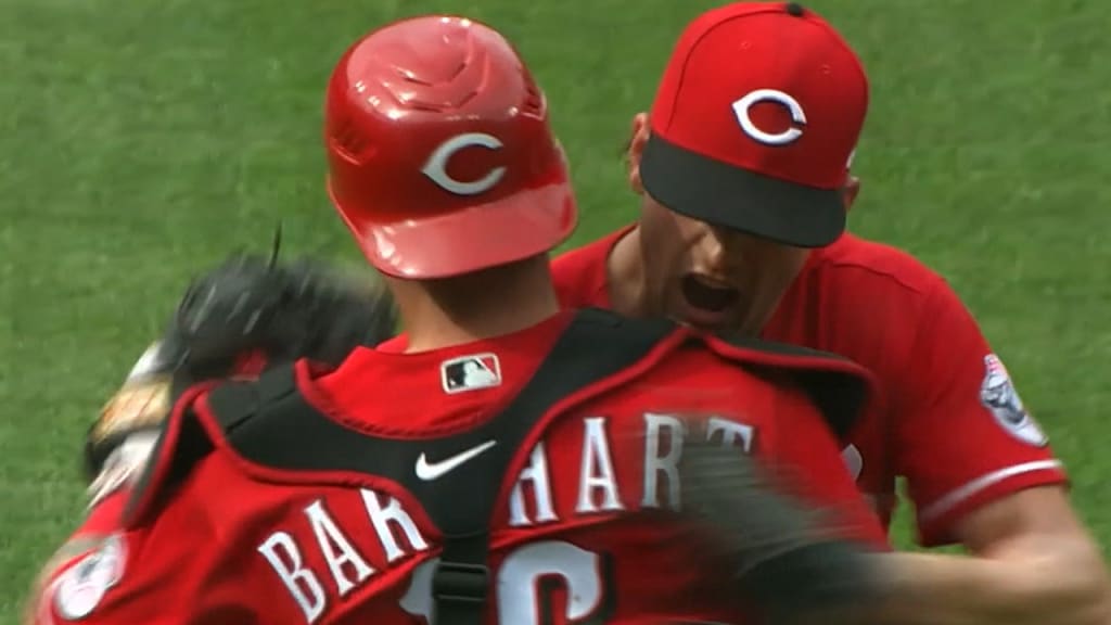 Cincinnati takes down the Brewers 9-4 as Jesse Winker hits three