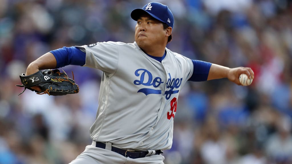 Manager of the National League All-Star team Dave Roberts of the