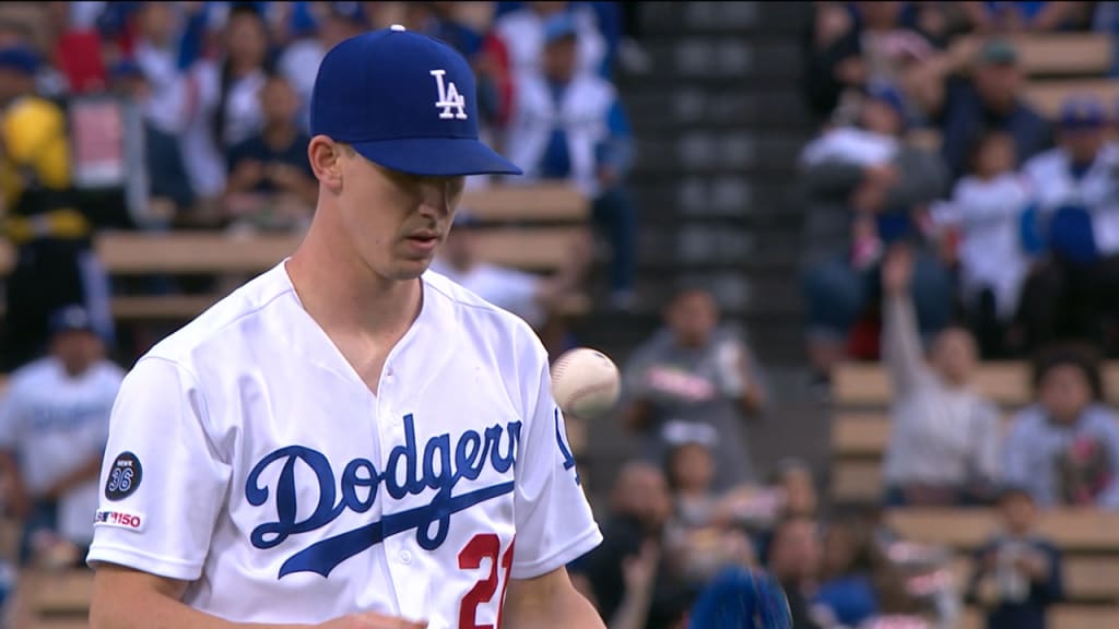 WALKER BUEHLER GAME USED STRIKEOUT BASEBALL! 6 PITCHES! MLB HOLO! LA  DODGERS!