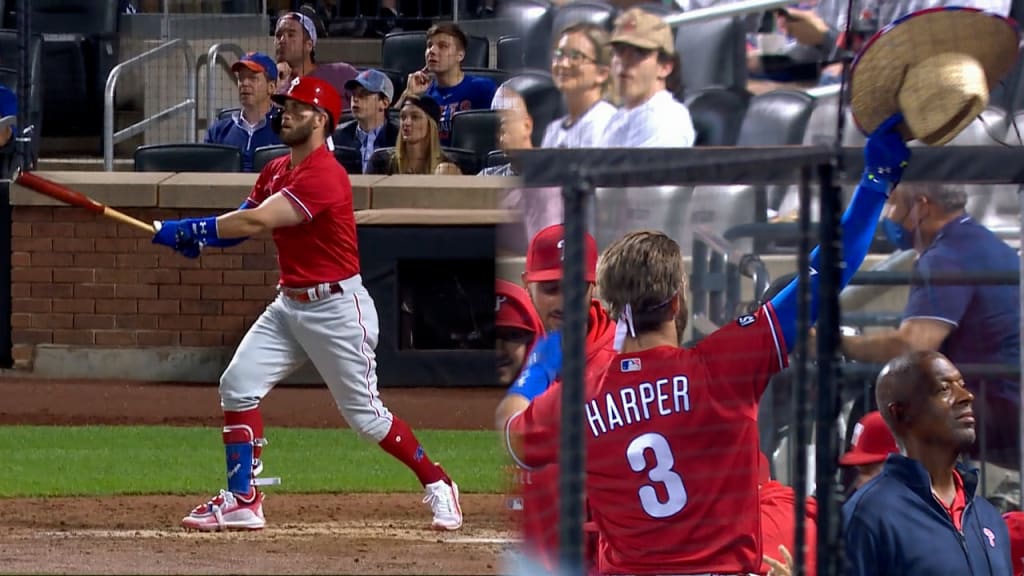 Philadelphia, USA. 31st Aug, 2019. August 31, 2019: Philadelphia Phillies  right fielder Bryce Harper (3) reacts to lining out during the MLB game  between the New York Mets and Philadelphia Phillies at