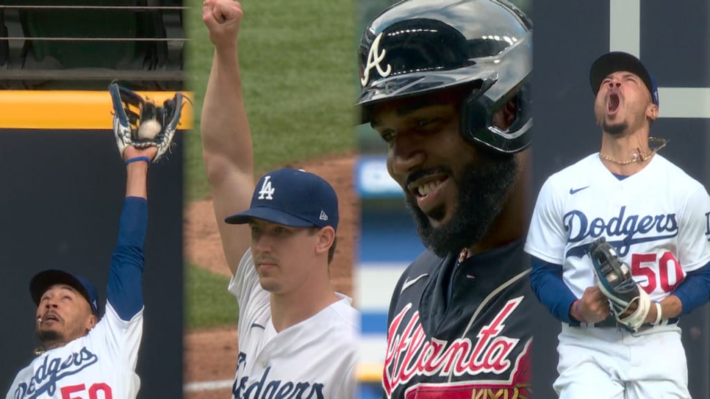 Dodgers' Mookie Betts makes another wild catch in NLCS Game 7 vs. Braves