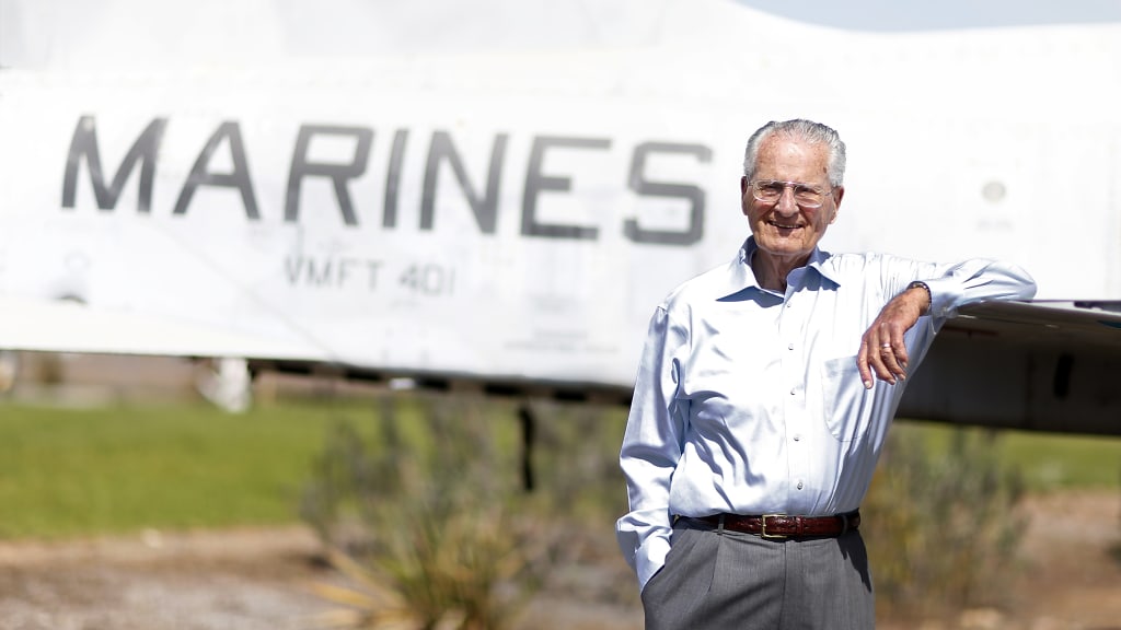 Jerry Coleman at Marine Corps Air Station Miramar in San Diego