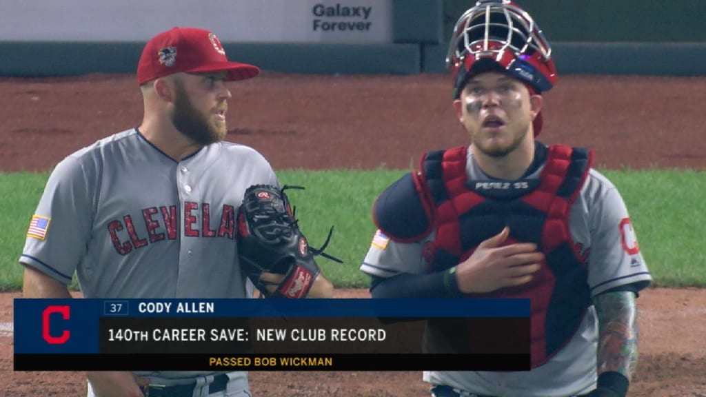 MLB  Indians 3, Royals 2: Cody Allen becomes Tribe all-time saves