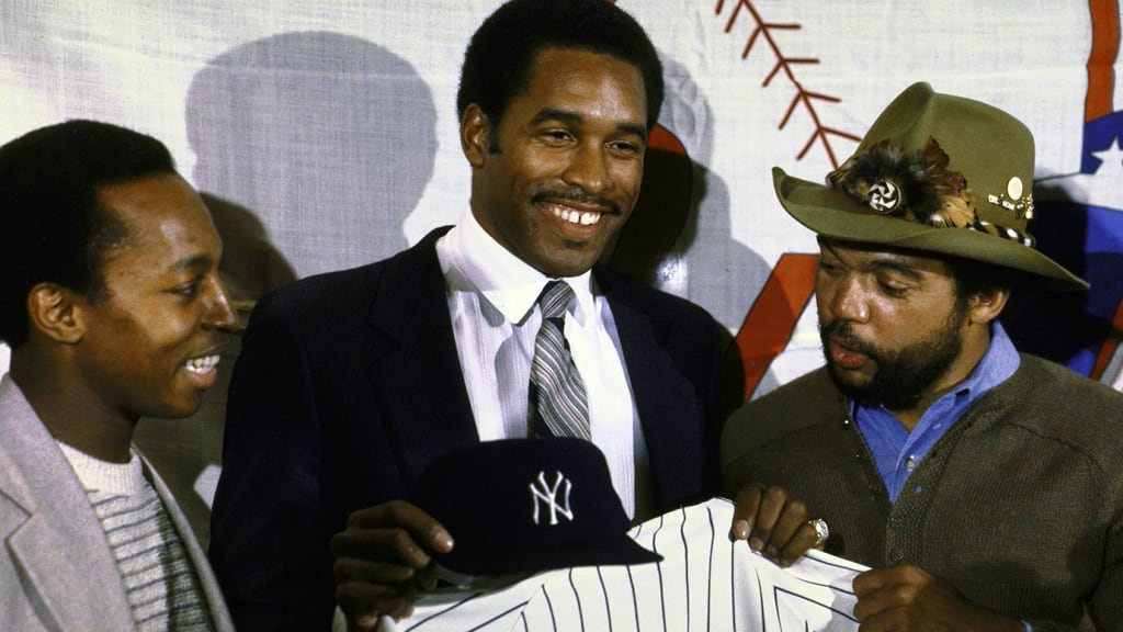 New York Yankees Player Reggie Jackson by Bettmann