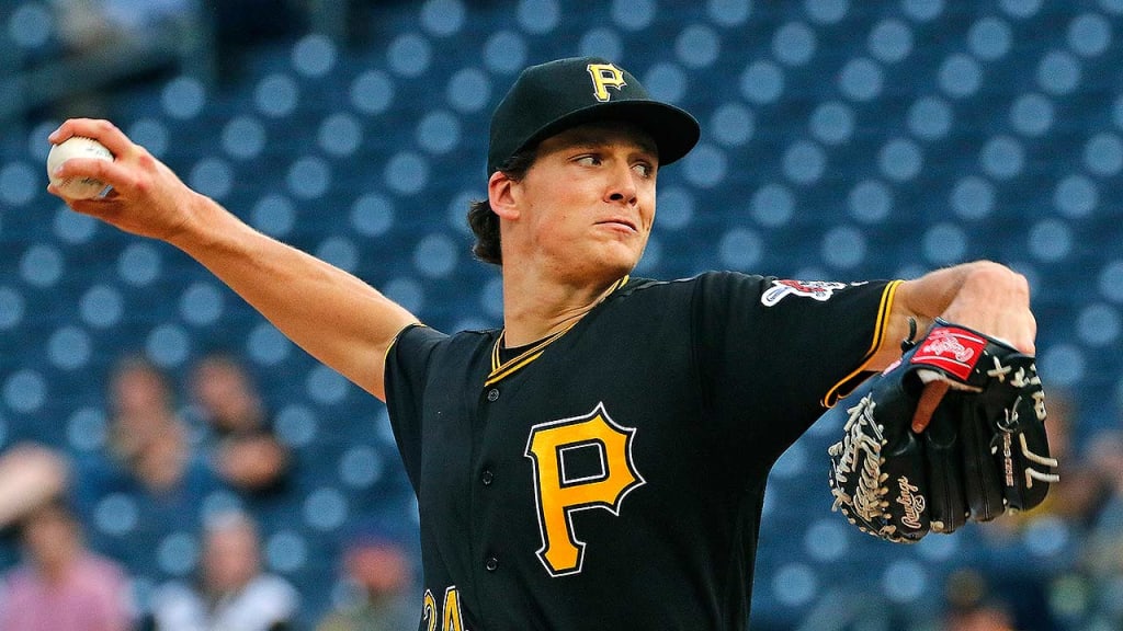 Tyler Glasnow has averaged a Major League-worst 1.91 baserunners per inning. (AP)