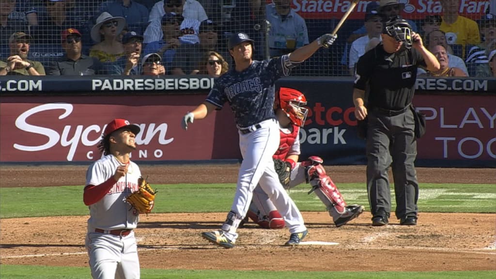 Padres rookie Hunter Renfroe hit a home run on top of the Western Metal  Supply Co. roof