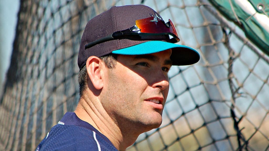 "He fits in perfectly with what we're trying to do," Scott Servais said of Seth Smith. (Greg Johns)