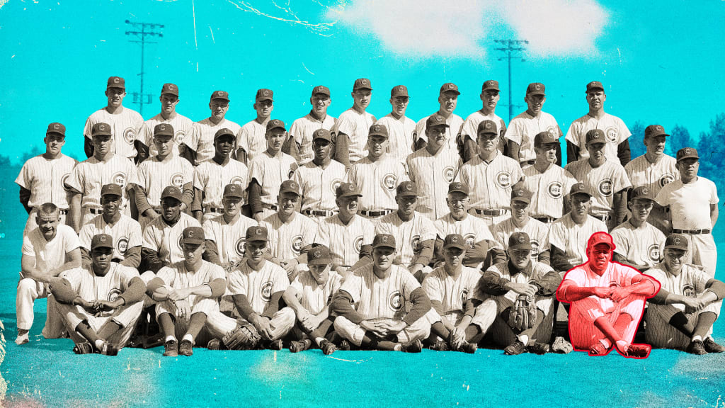 Altman -- highlighted -- with the Cubs in 1960