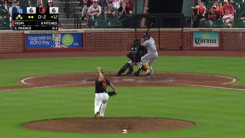 Nick Vespi's MLB debut