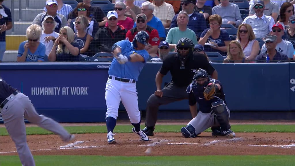 Tsutsugo's spring debut with Rays