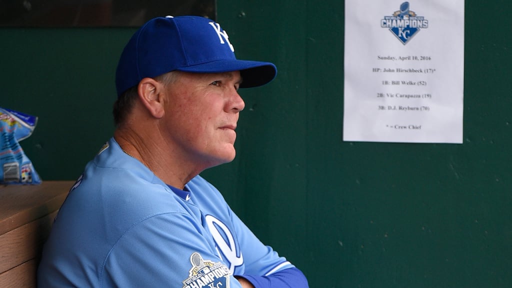 "Put some runs on the board and score more than they do," Ned Yost said of ending slumps. "Simple as that." (Getty)