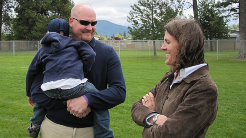 Rob Ramsay with his wife, Samantha.