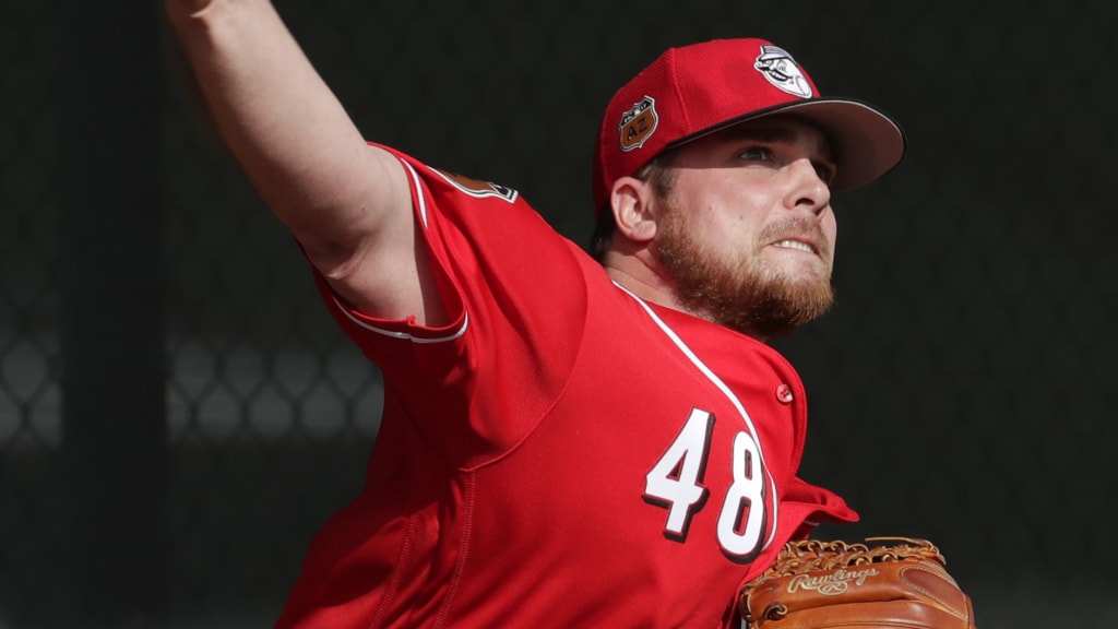 Barrett Astin hasn't pitched above Double-A, but he has a 1.35 ERA this spring with 12 strikeouts in 6 2/3 innings for the Reds. (AP)