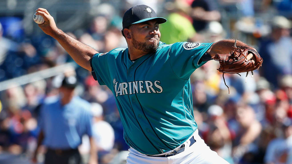 Joaquin Benoit had a 1.80 ERA through five Cactus League appearances for the Mariners this spring. (Getty Images)