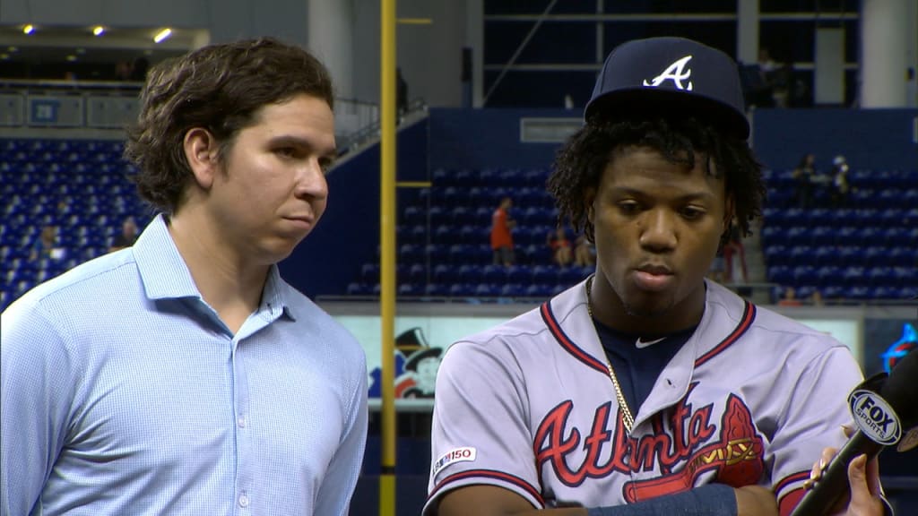Acuña sobre sus dos HRs