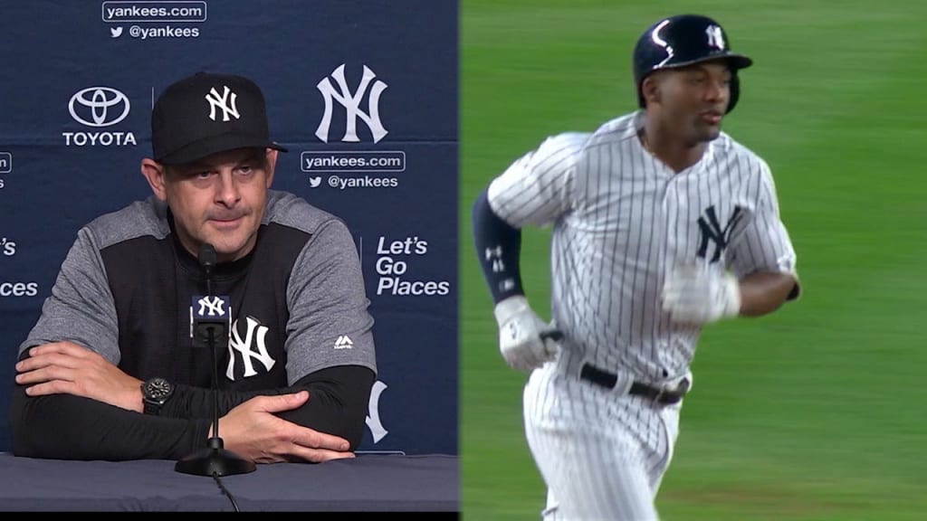 Y new york yankees away jersey ankees suffer first major injury as Miguel  Andujar tears labrum