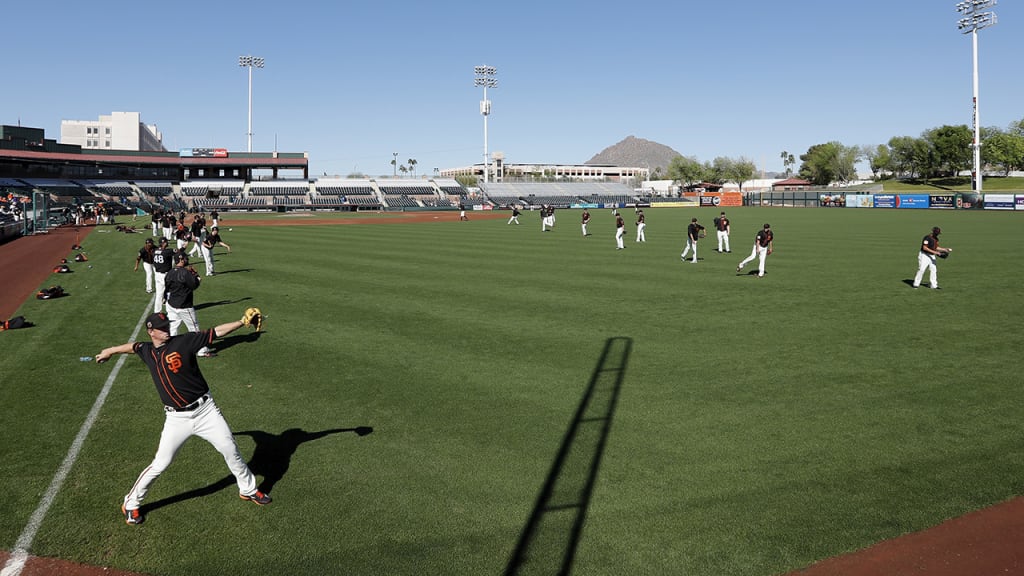 The Giants will play their first Spring Training game Feb. 23 against the Brewers in Scottsdale, Ariz. (Getty Images)