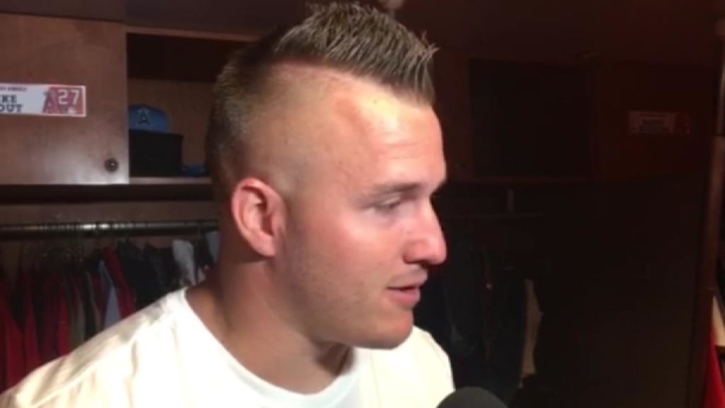 Trout on returning from the DL