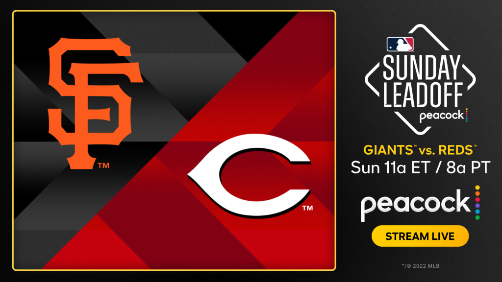 Watch Giants-Reds on Peacock on May 29