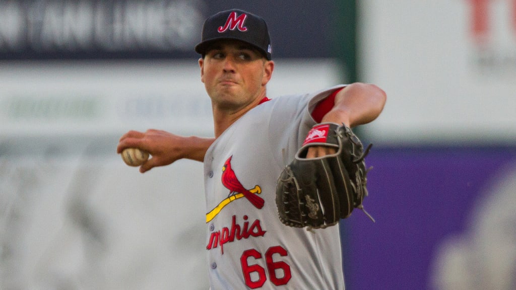 Mike Mayers is 3-3 with a 2.94 ERA in nine starts for Triple-A Memphis. (MiLB)