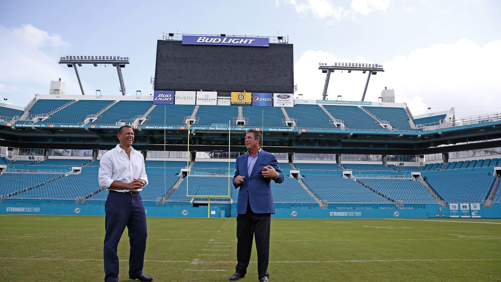 Alex Rodriguez and Dan Marino in Miami