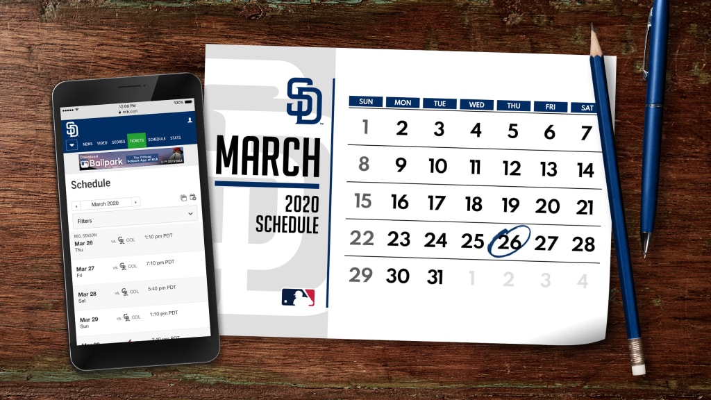 Padres 2020 Schedule Released By Mlb