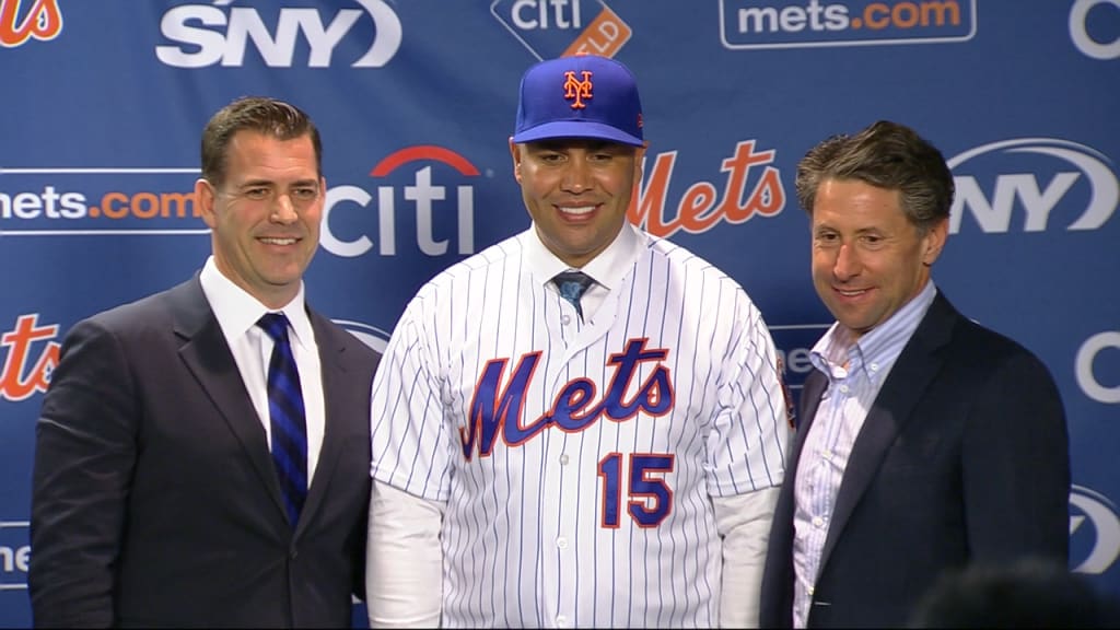 Carlos Beltran introduced as Mets manager