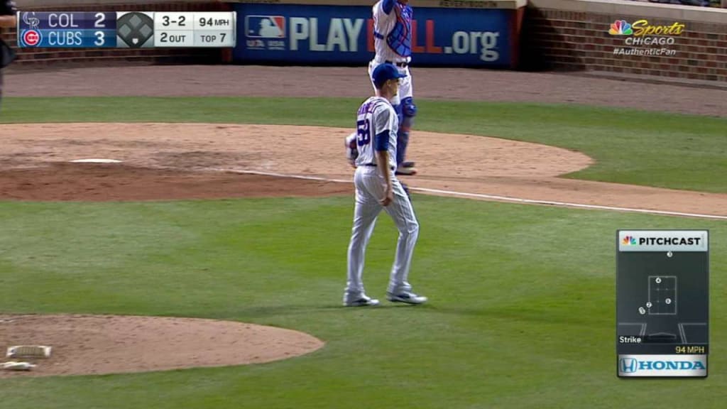Farrell strikes out Story