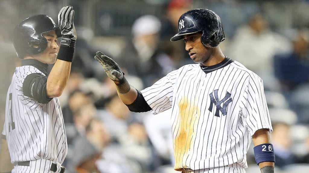 Eduardo Nunez and Ichiro Suzuki were teammates with the Yankees for two seasons.