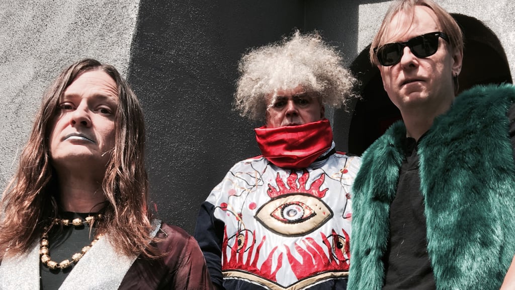 "Basses Loaded" features the entirety of the current line up of Melvins bass players and special guest Krist Novoselic. (Mackie Osborne)