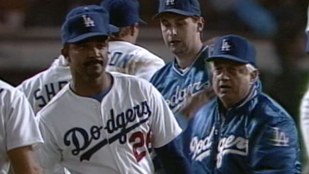 1988 NLCS Program Los Angeles Dodgers Lasorda New York Mets Johnson 