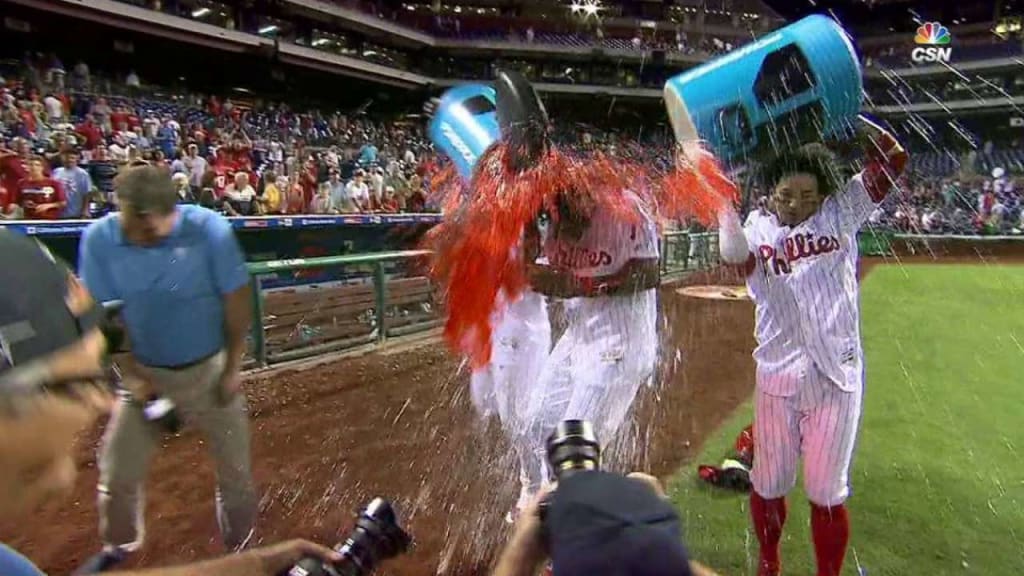 Philly's Celebration After Final Play & the Gatorade Shower