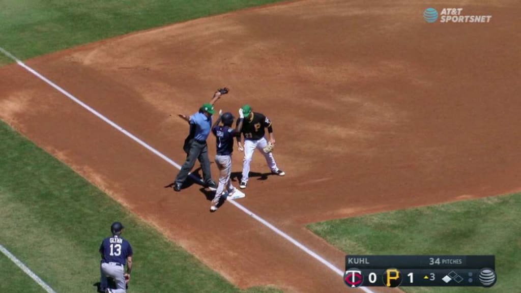 Gordon hustles for a triple