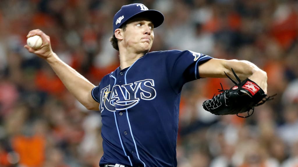 Tyler Glasnow working on throwing splitter