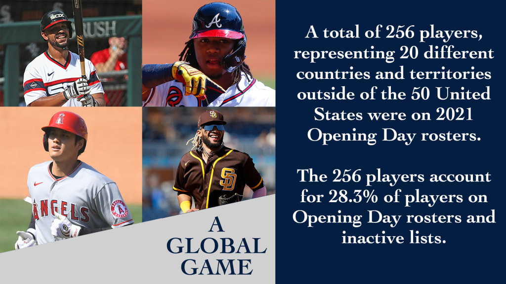 Opening Day features 256 internationally born players