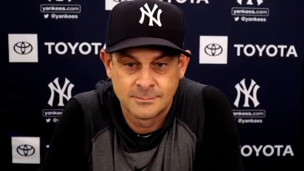 Yankees manager Aaron Boone says there 'would be a benefit' to a mercy rule  after getting blown out by Indians 