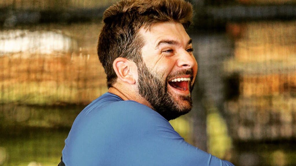 Mitch Moreland has been looking forward to his son getting old enough to enjoy camp. (Rangers)