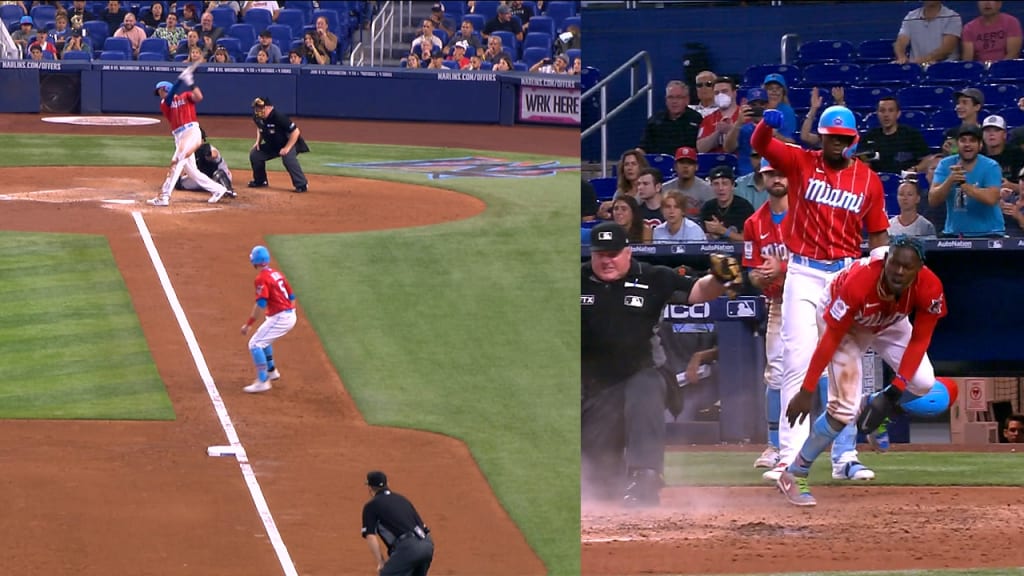 Marlins win in throwbacks again, get first walk-off of the season