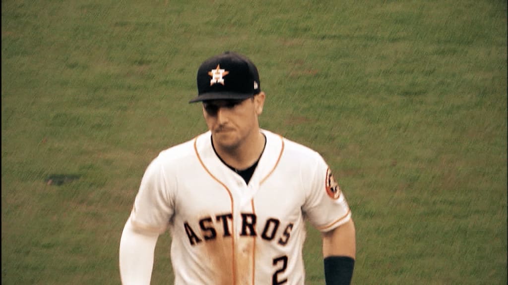 HOUSTON, TX - MARCH 30: Houston Astros Carlos Correa (1) comes up