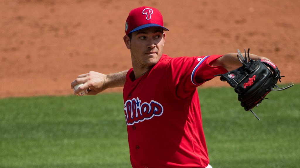 Phillies manager Pete Mackanin was impressed by righty Drew Anderson on Saturday. (AP)
