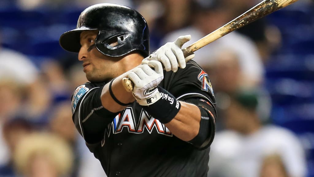 Martin Prado will bat fifth behind slugger Giancarlo Stanton in Tuesday's season opener vs. Detroit. (AP)