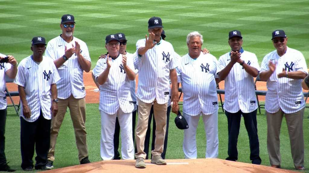 Old Timers Day at Yankee Stadium