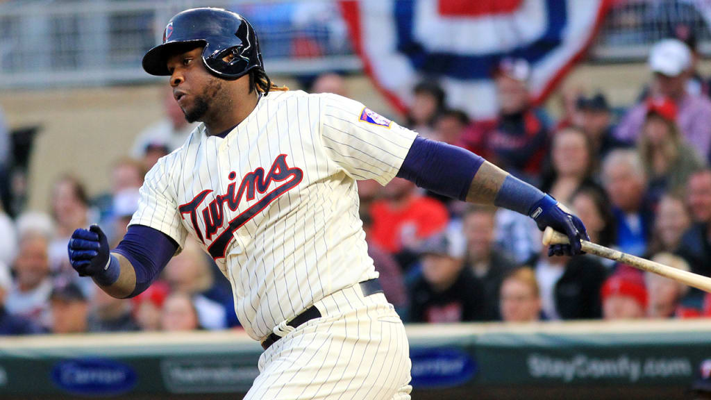 Miguel Sano arrives at Twins Spring Training