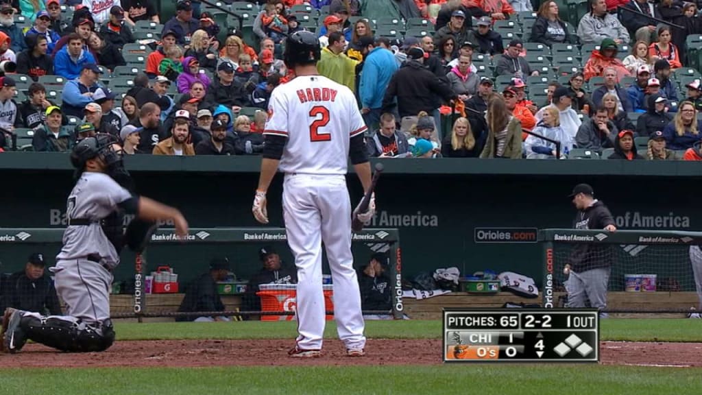 Orioles' infield takes a step back with J.J. Hardy out with a broken foot 