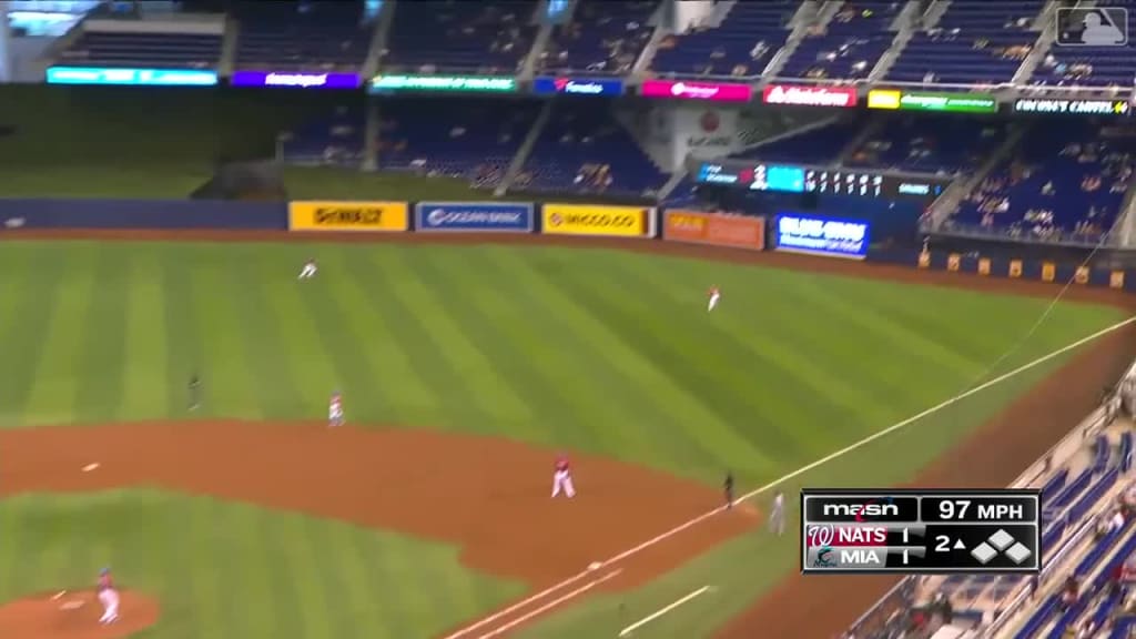 Scherzer's close calls at the plate