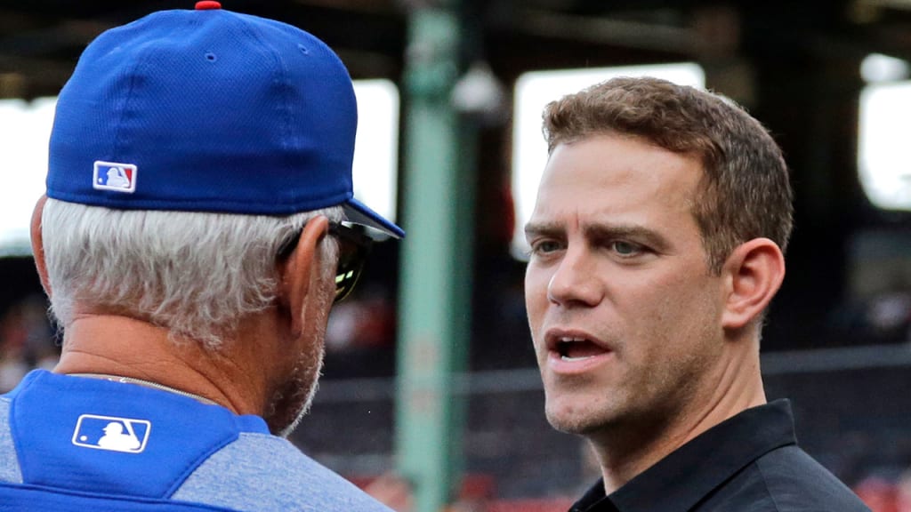 Cubs president of baseball operations Theo Epstein says the team is still looking for its identity this season, but is confident the Cubs will find it. (AP)
