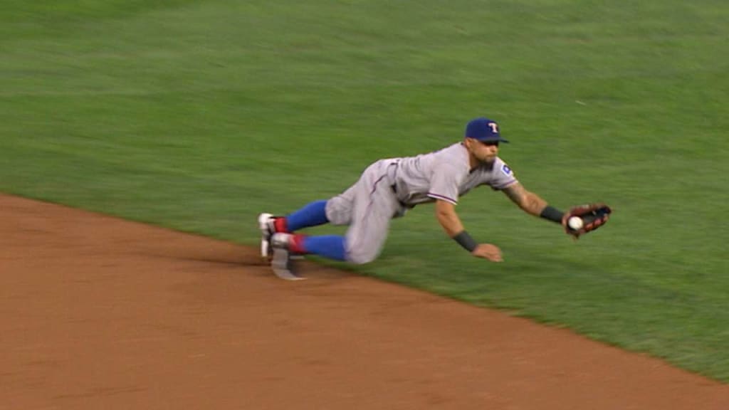 LOOK: Rougned Odor hops like kangaroo from dugout on homer