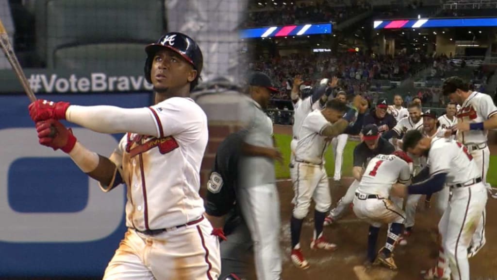 Ozzie Albies called his shot on his first career walk-off home run