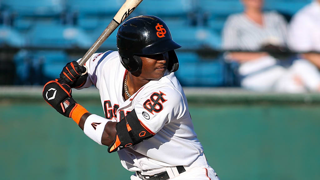 San Francisco Giants' Marco Luciano during a baseball game against