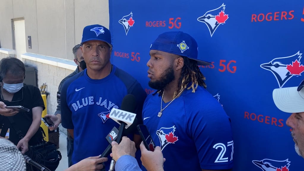 Vladimir Guerrero Jr. slimmer at Blue Jays Spring Training